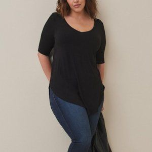 EUC  3XL FAVORITE TUNIC SUPER SOFT V-NECK TUNIC TEE